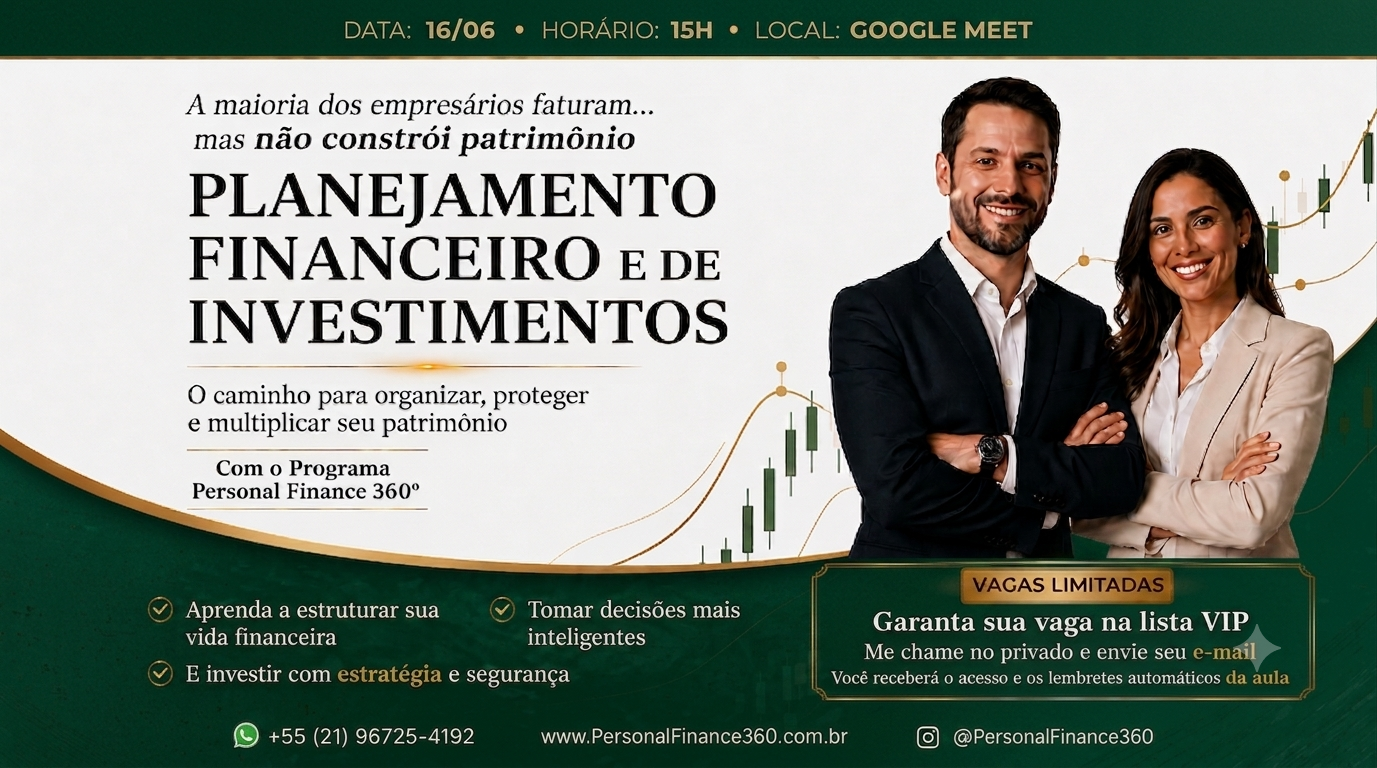 Planejamento Financeiro e de Investimentos | Personal Finance 360°