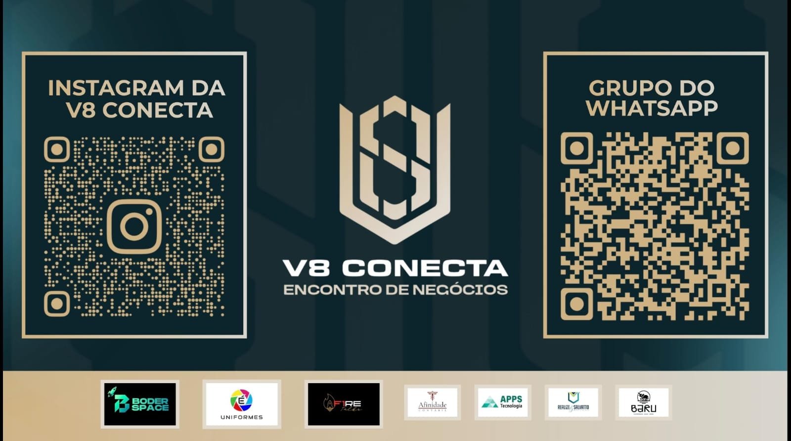 CÓPIA de : V8 Conecta 12/03/26 (quinta) | Local: BARU Recreio - Est. Pontal 7230 12h às 19h