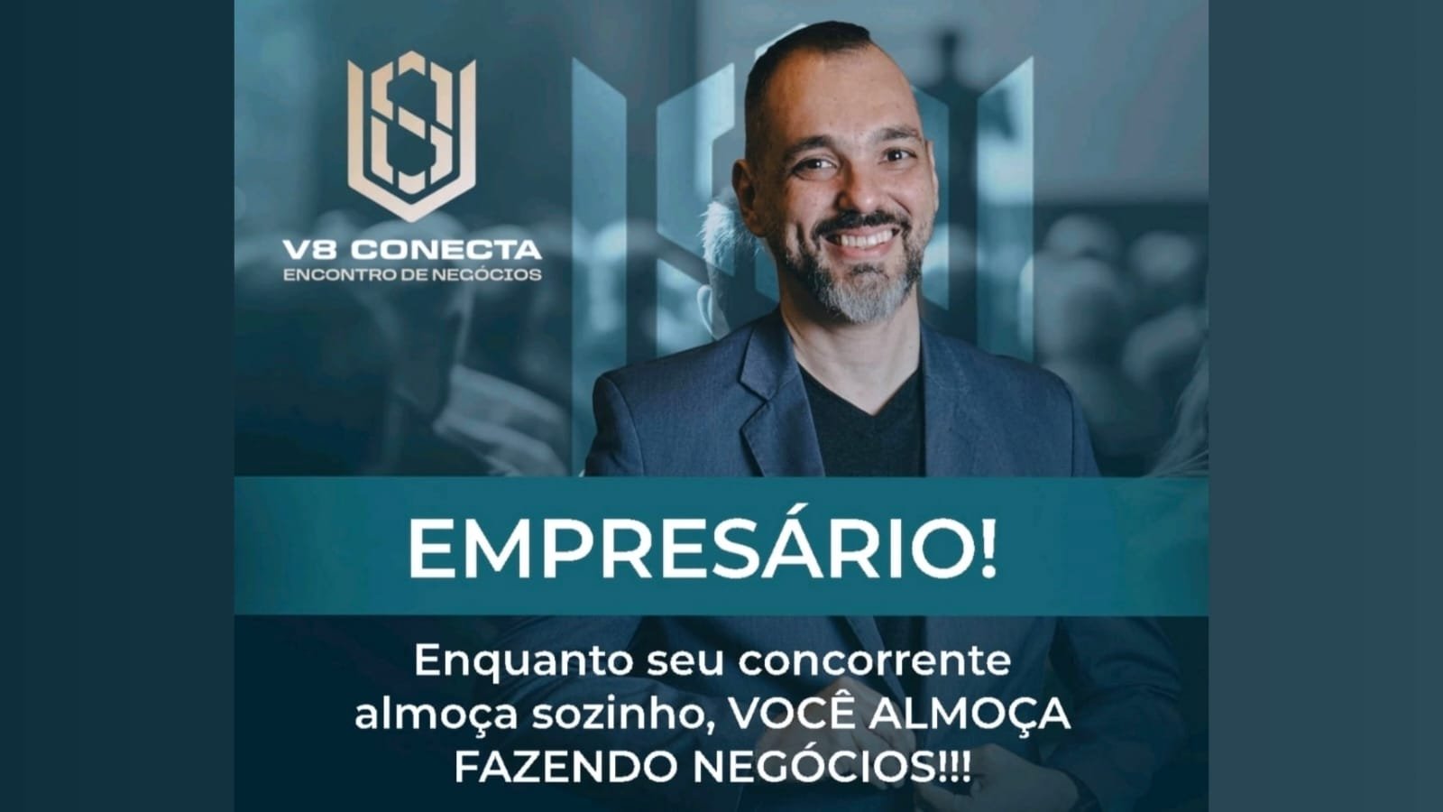 V8 Conecta - 02/04/26 (quinta) | Local: SALINAS Recreio - Av. Lúcio Costa 16580 12h às 19h