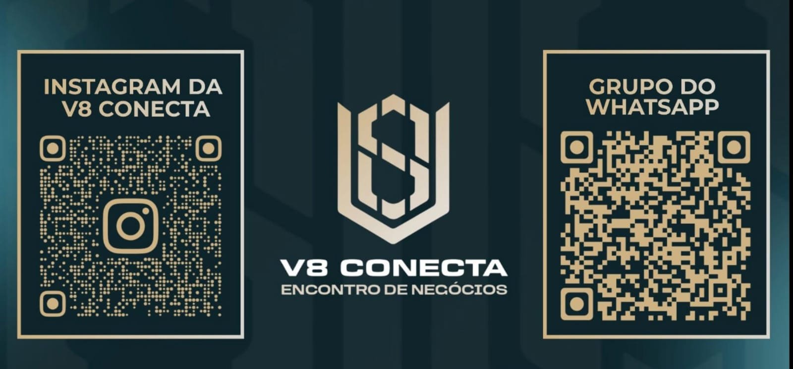 V8 Conecta 26/02/26 (quinta) | Local: BARU Recreio - Est. Pontal 7230 12h às 19h